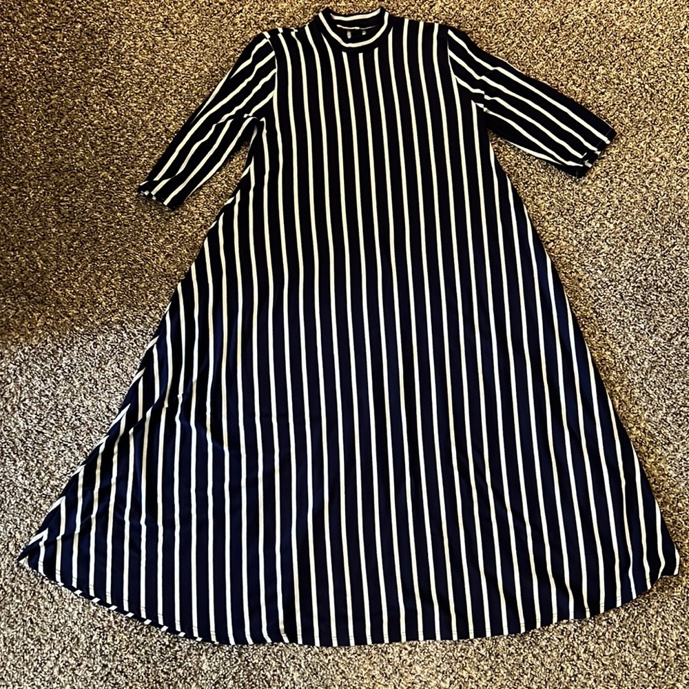 3/4 sleeve Maxi dress